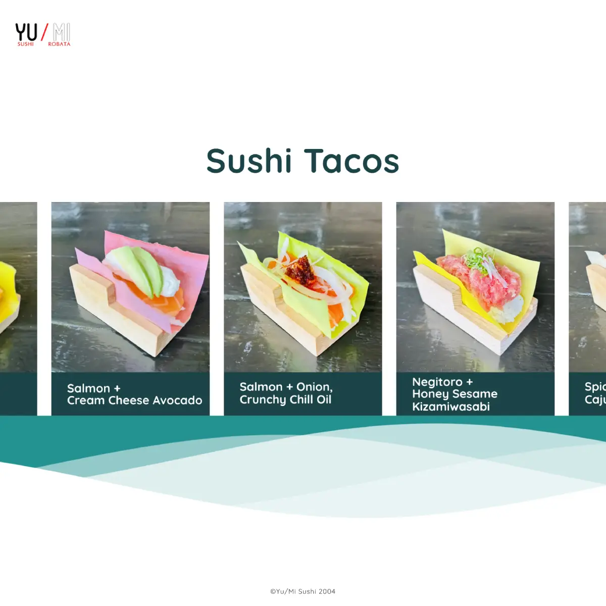 SUSHI TACOS メニュー